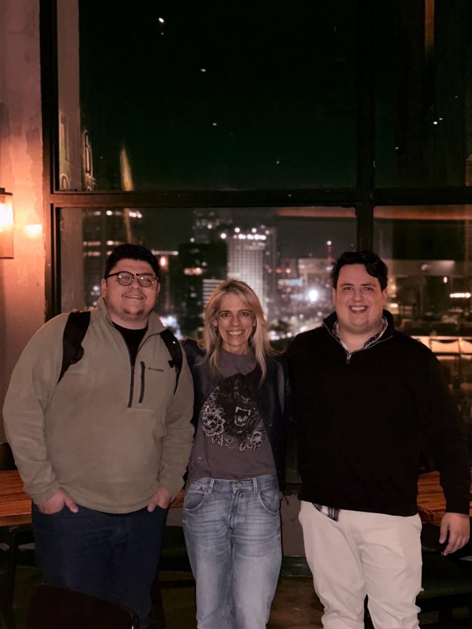 Os três sócios da Endurance — Gabriel Oliveira, Alessandra Ferrari e Henrique Cardozo